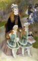 mother and children Pierre Auguste Renoir